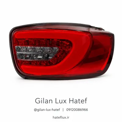 خطر عقب ماشین تیبا طرح نئون